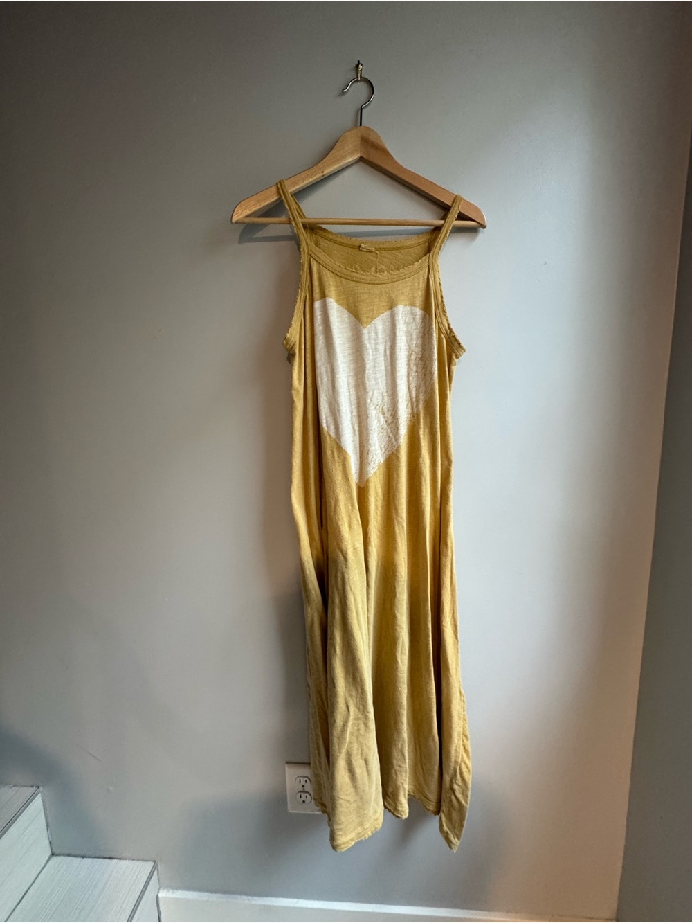 Magnolia Pearl Yellow Heart Camisole Midi Dress - Picture 2 of 5